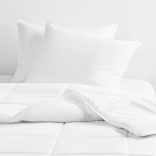 Plush Cooling Gel-Infused Pillow Set