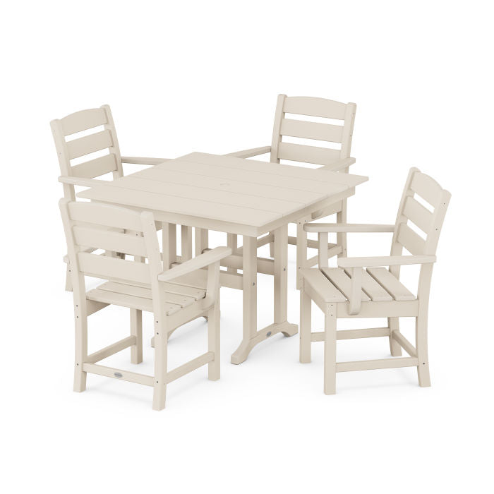 POLYWOOD Lakeside 5-Piece Farmhouse Dining Set FREE SHIPPING