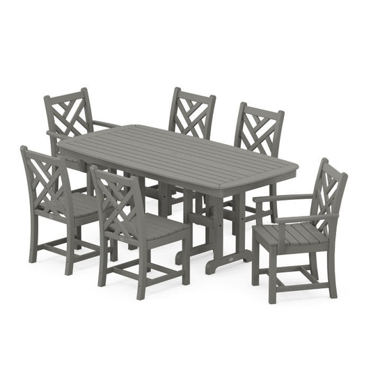Polywood - Chippendale 7-Piece Dining Set - FREE SHIPPING