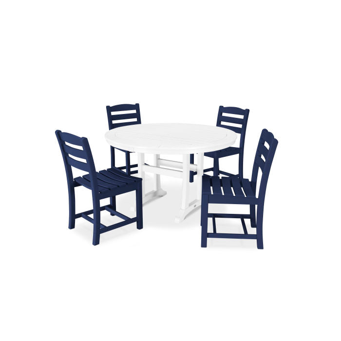 POLYWOOD La Casa Café 5-Piece Side Chair Dining Set FREE SHIPPING