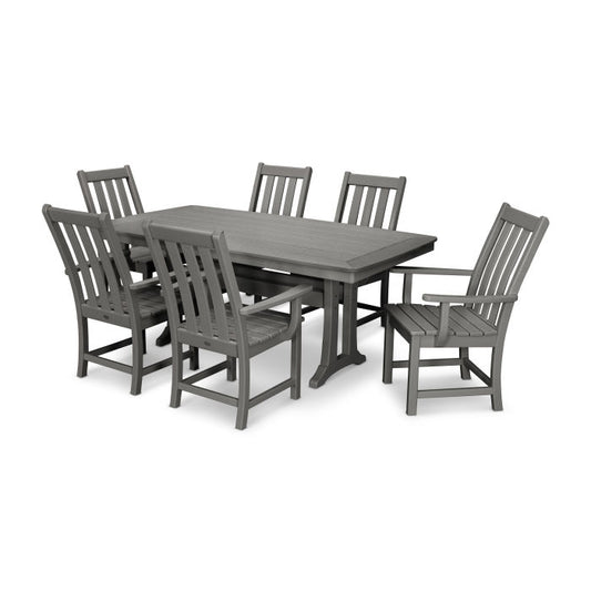 Polywood - Vineyard 7-Piece Arm Chair Dining Set - FREE SHIPPING
