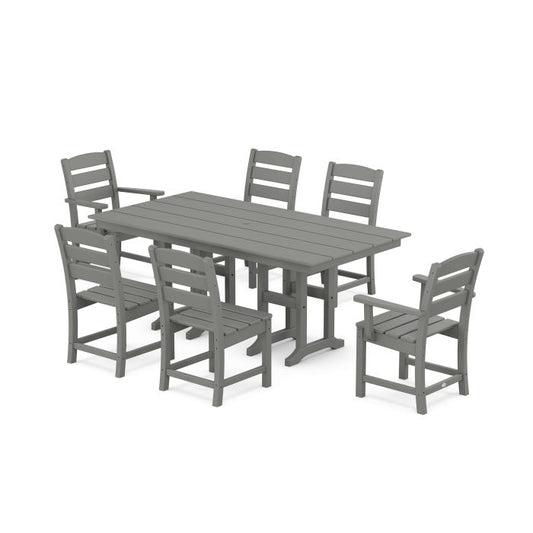 Polywood - Lakeside 7-Piece Farmhouse Dining Set - FREE SHIPPING