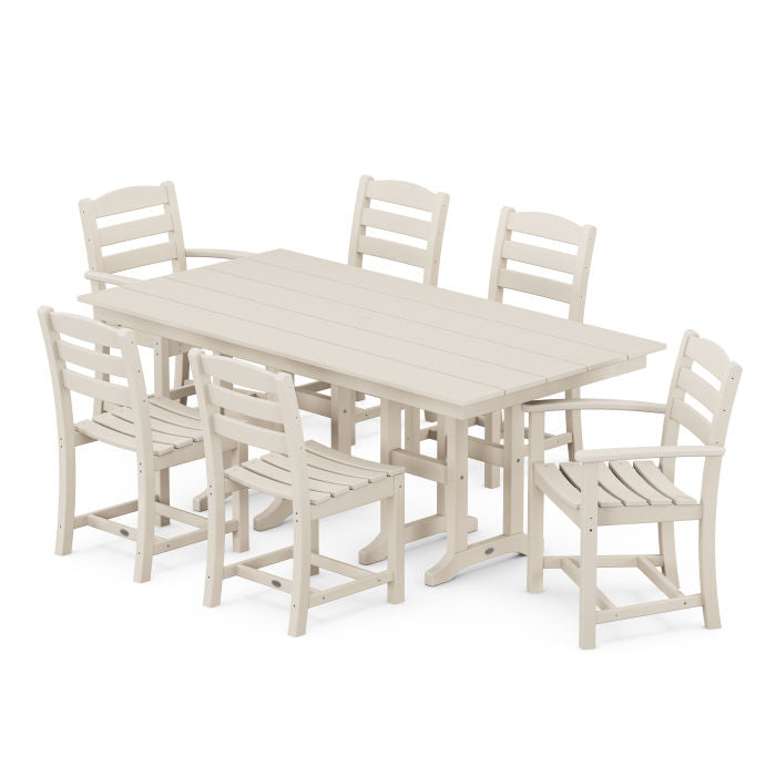 POLYWOOD La Casa Café 7-Piece Farmhouse Dining Set FREE SHIPPING