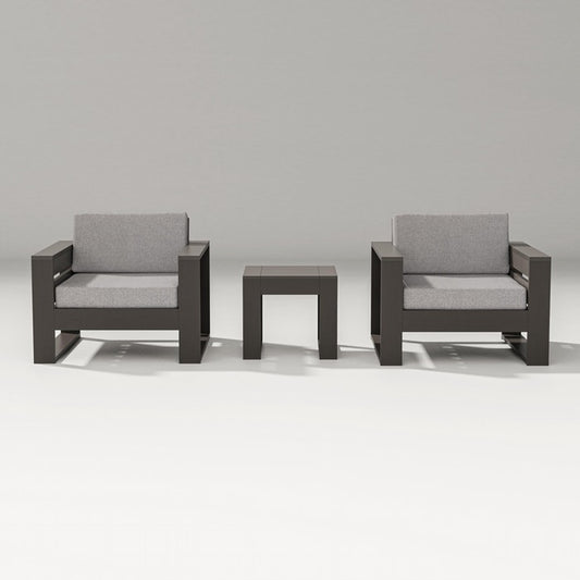 Polywood - Latitude 3-Piece Lounge Chair Set - FREE SHIPPING