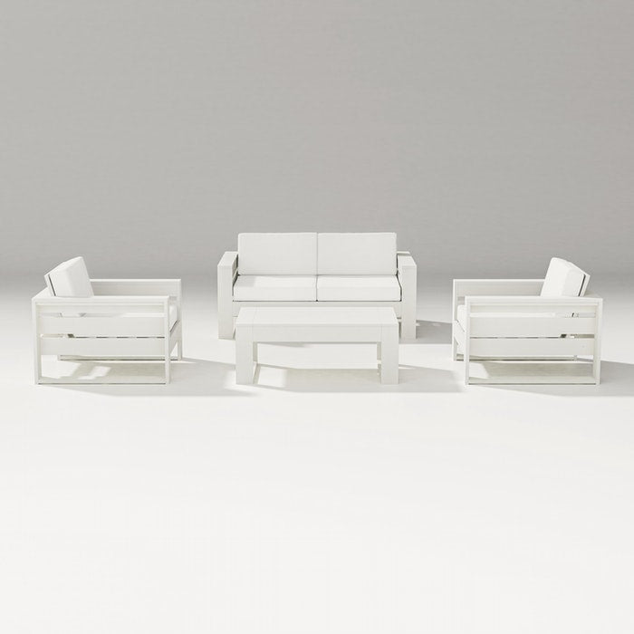 POLYWOOD LATITUDE 4-PIECE LOUNGE LOVESEAT SET FREE SHIPPING