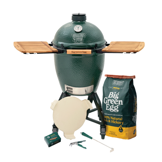 Large Big Green Egg in an intEGGrated Nest+Handler with Mates Package