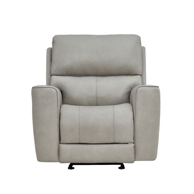 Leather Italia - Laredo Glider Recliner in Cement