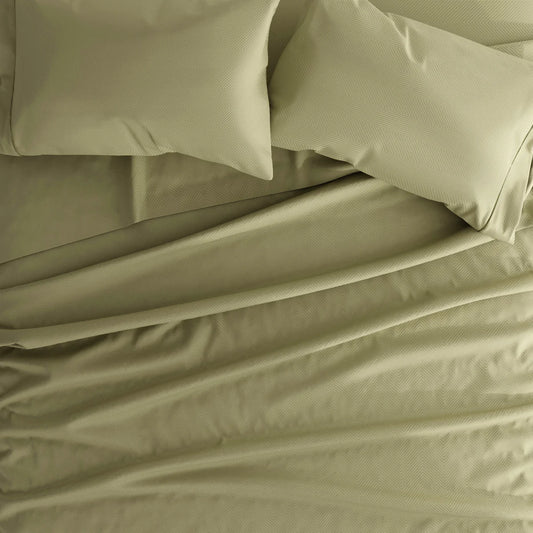 Chevron Embossed 4-Piece Sheet Set