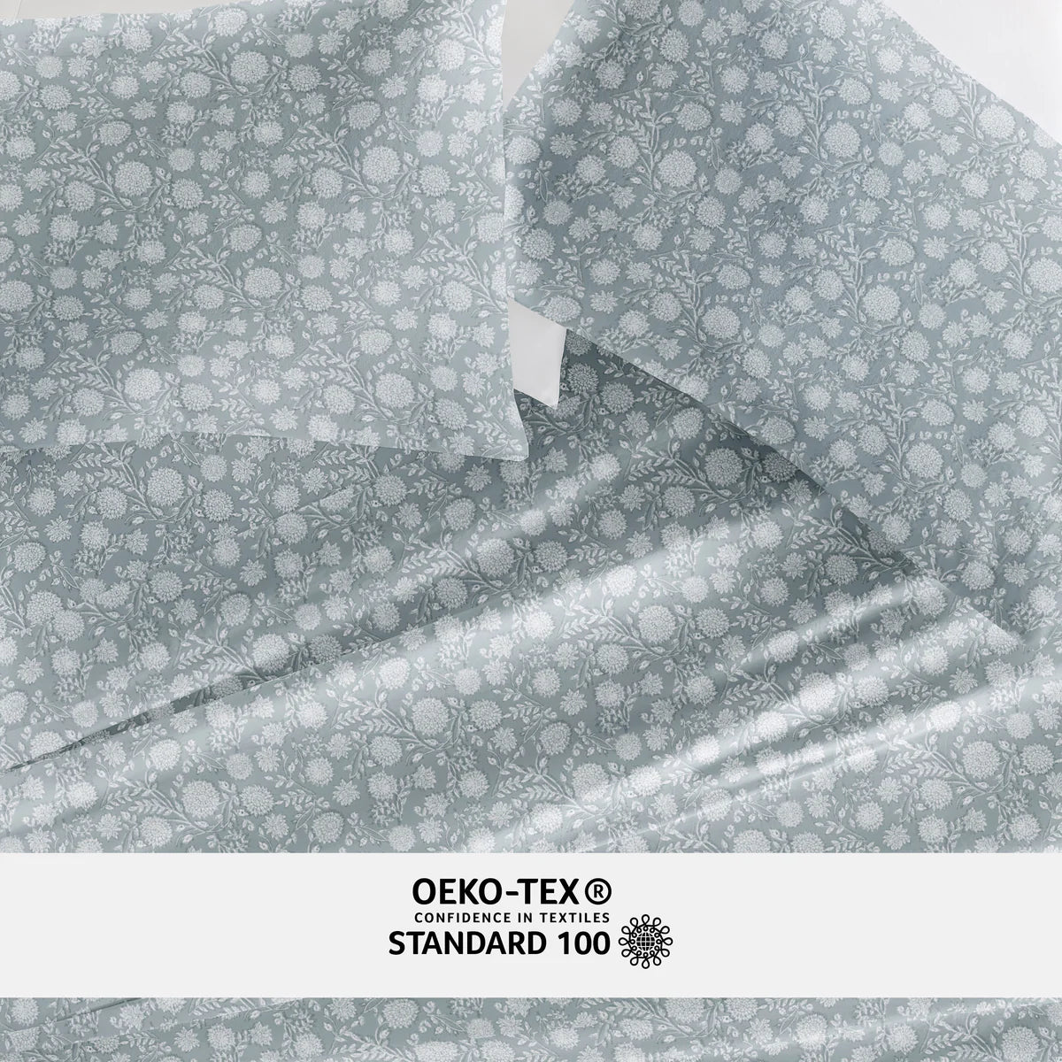 Bohemian Garden 100% Cotton Long Staple Sheet Set
