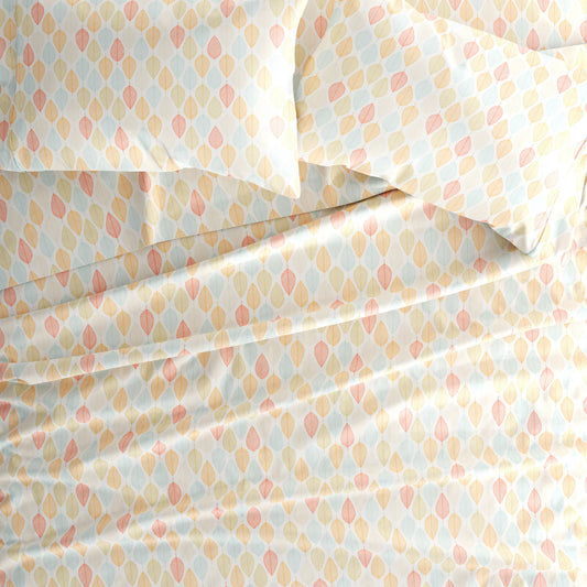 Fall Foliage 4-Piece Patterned Sheet Set