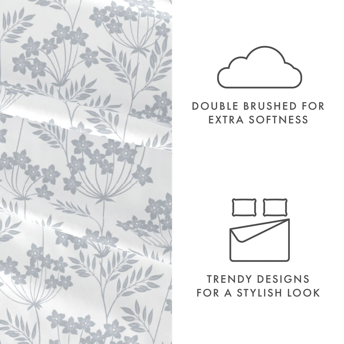 Chantilly Lace 4-Piece Patterned Sheet Set