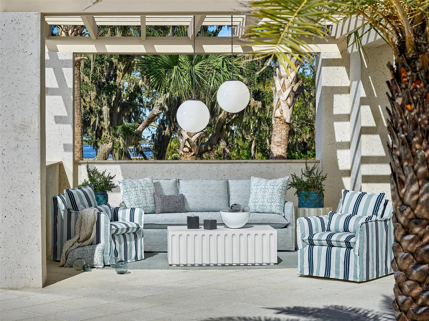 Universal - Siesta Key Outdoor Slipcover Sofa - Special Order