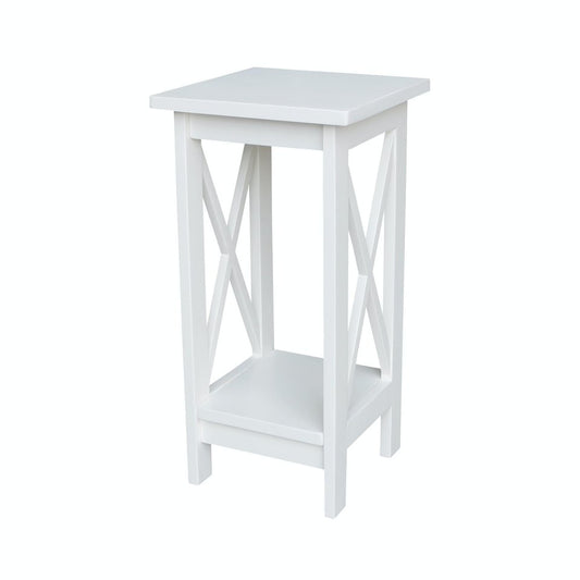 Home Accents - 24" H X Side Plant Stand in White
