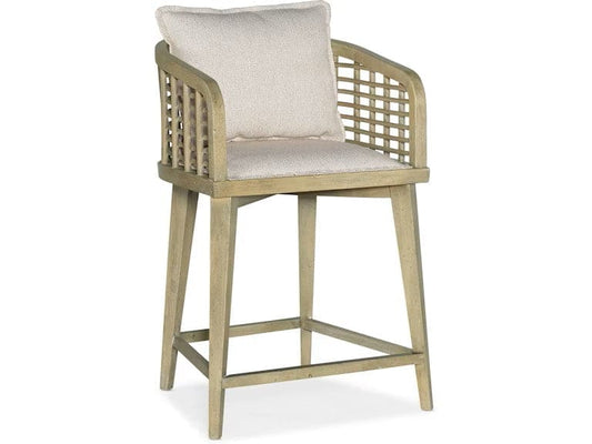 Hooker Furniture - Casual Dining Surfrider Barrel Back Counter Stool
