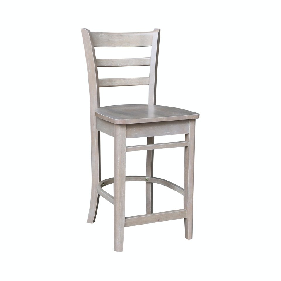 Dining Essentials - Emily Stool in Taupe Gray (Set of 2)