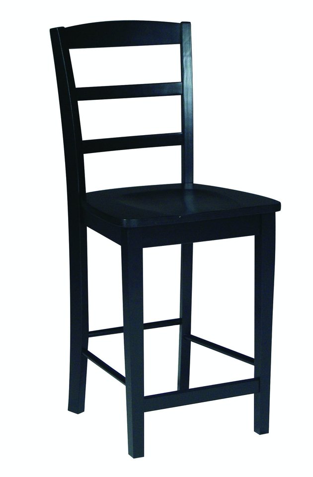 Dining Essentials - Madrid Stool in Black (Set of 2)