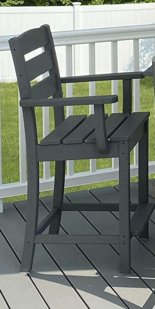 POLYWOOD - Lakeside Counter Arm Chair FREE SHIPPING
