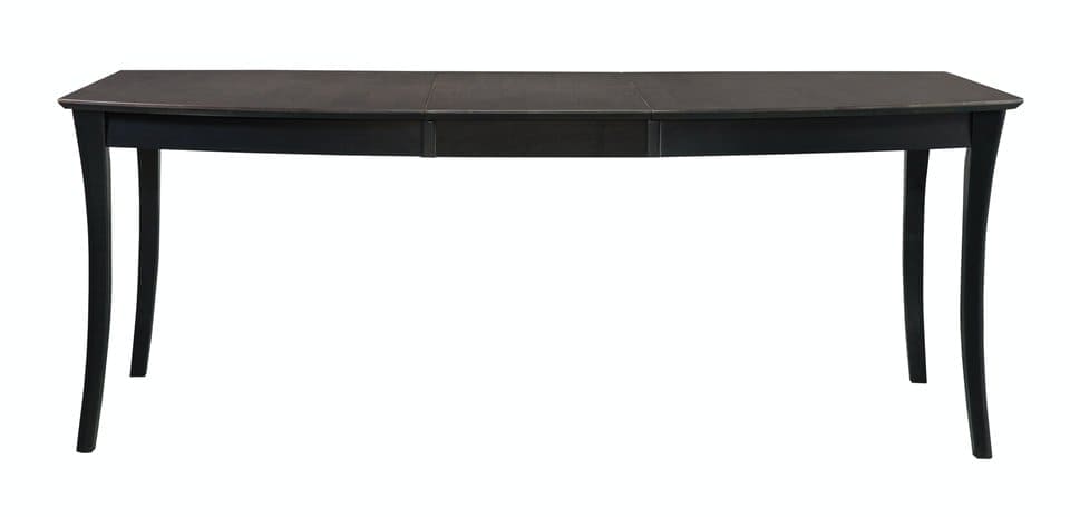 Cosmopolitan - Butterfly Extension Table in Coal & Black