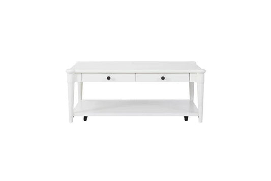 Citrus Heights - Cocktail Table with Caster - White