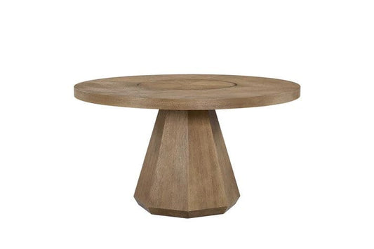 Elure - Round Dining Table with Lazy Susan