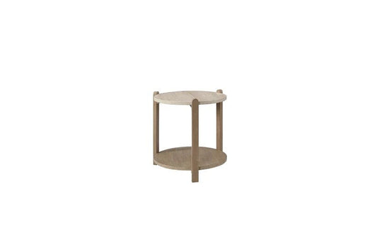Trilogy - Toffee Stone Top End Table