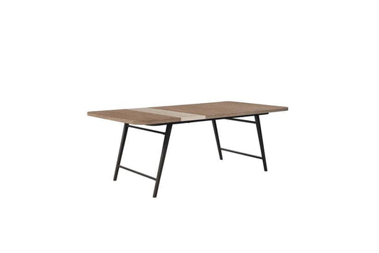 Trilogy - Toffee Asymmetrical Stone Slab Dining Table