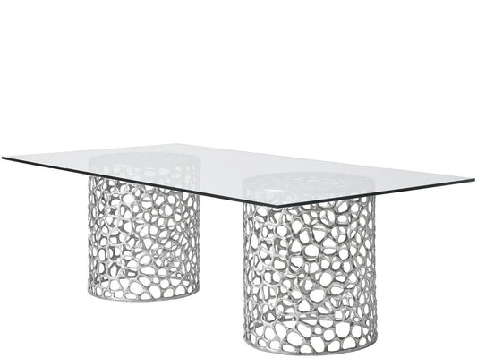 Universal - Oasis-Coastal Home Coral Rectangle Dining Table