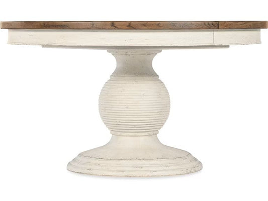 Hooker Furniture - Casual Dining Americana Round Pedestal Dining Table w/1-22in leaf
