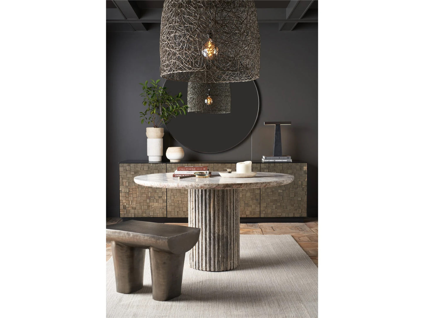 Universal - New Modern-Modern Meadow Dining Table