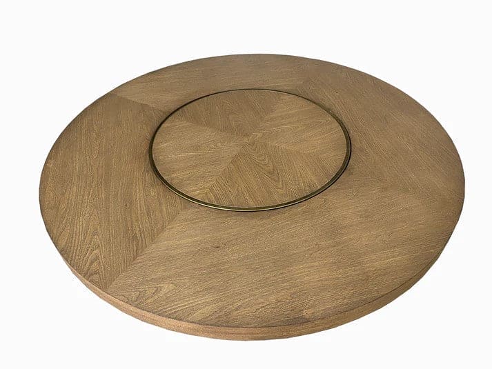 Elure - Round Dining Table with Lazy Susan