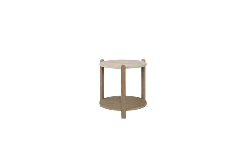 Trilogy - Toffee Stone Top End Table