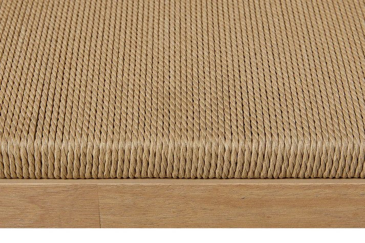 Pleasant Hill - Suede Cocktail Table with Metal & Rattan Shelf