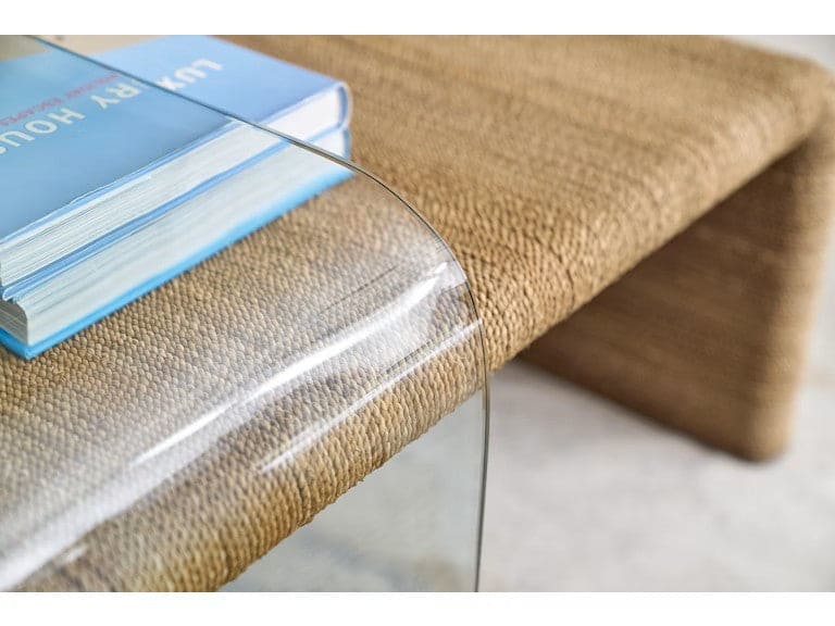 Hooker Furniture - Living Room Amani Rope and Glass Cocktail Table