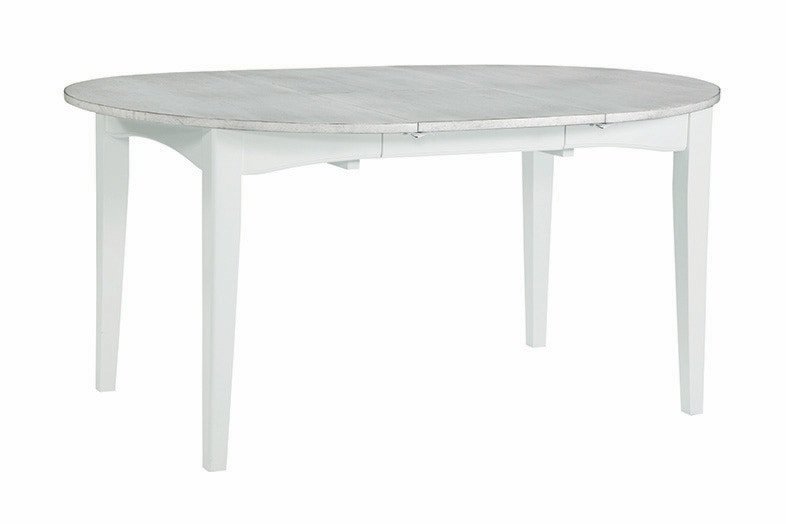 Hampton - Seaside Oval Table in Chalk & White