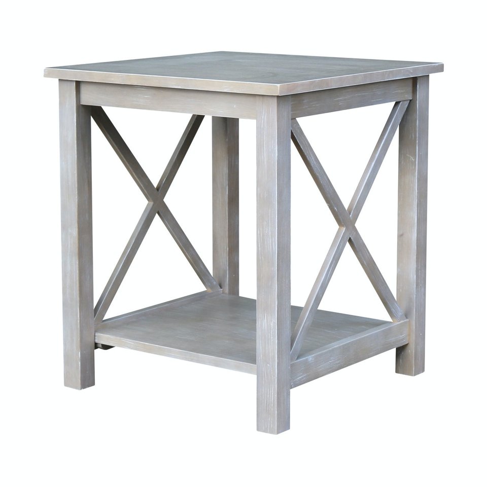 Home Accents - End Table in Taupe Gray