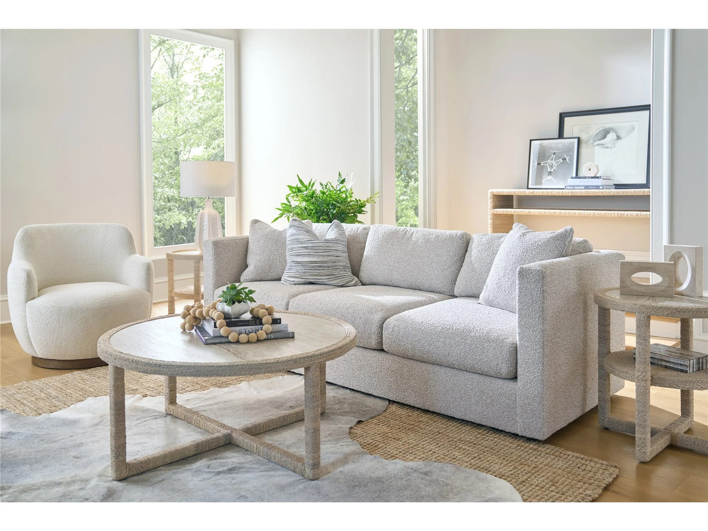 Universal - Oasis-Coastal Living Home Abaca Side Table