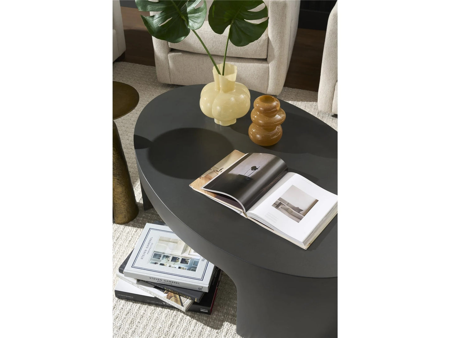 Universal - Sable & Desert-Modern Concrete Cocktail Table