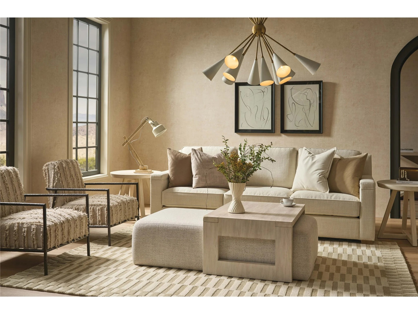 Universal - Dwell River Rock Nesting Cocktail Ottoman