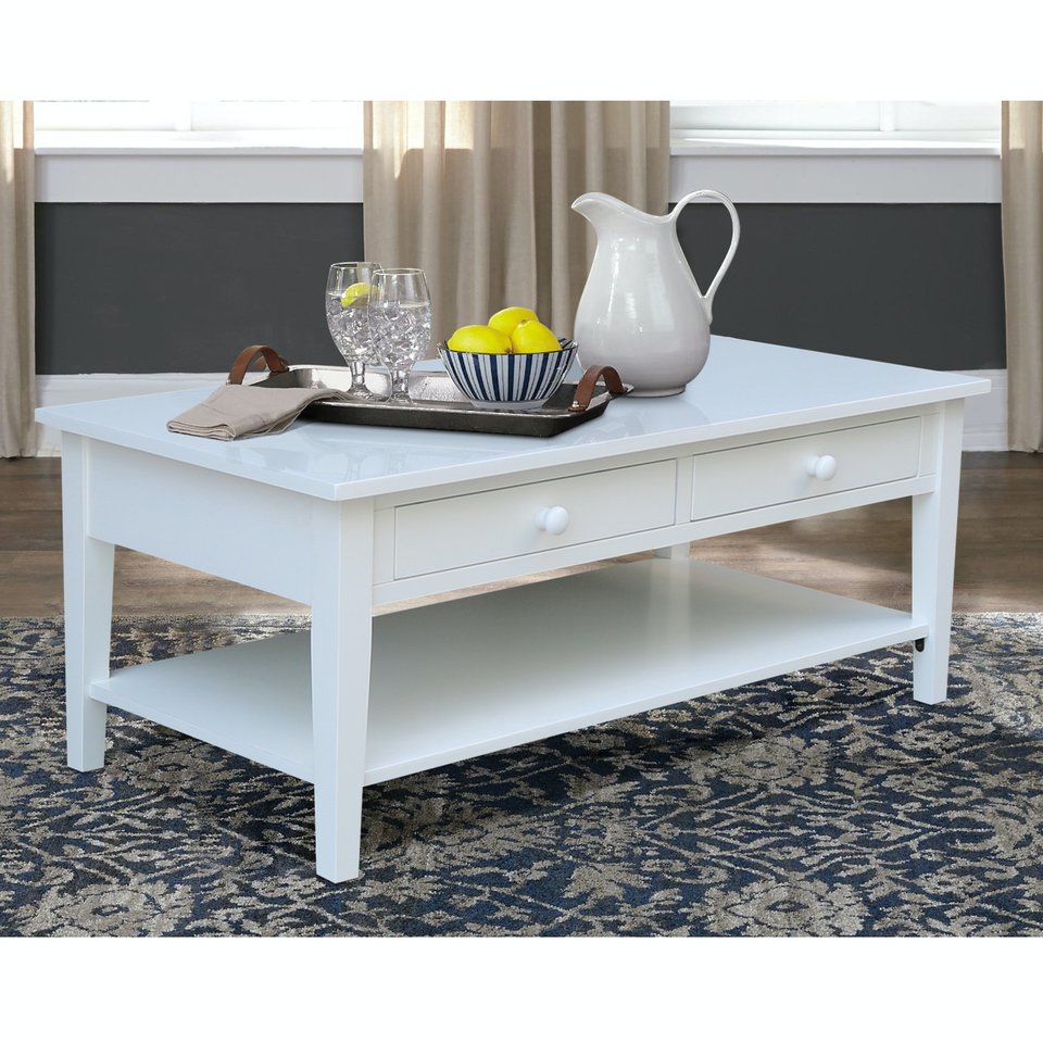 Destinations - Spencer Coffee Table in White