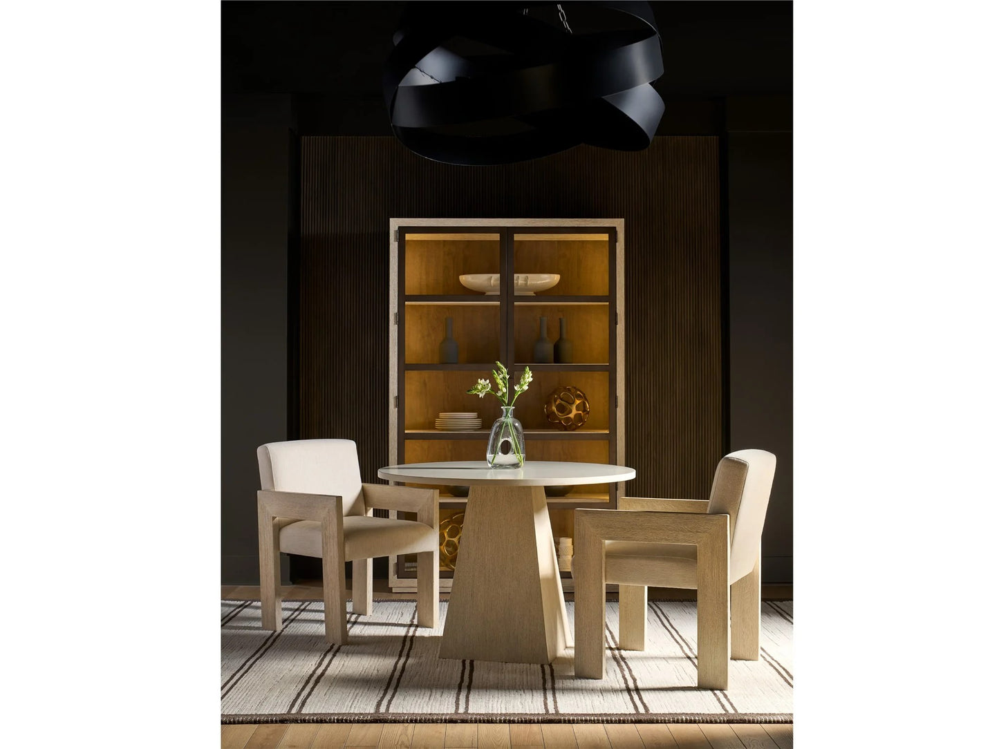 Universal - Mist & Veil-Modern Quartz Dining Table