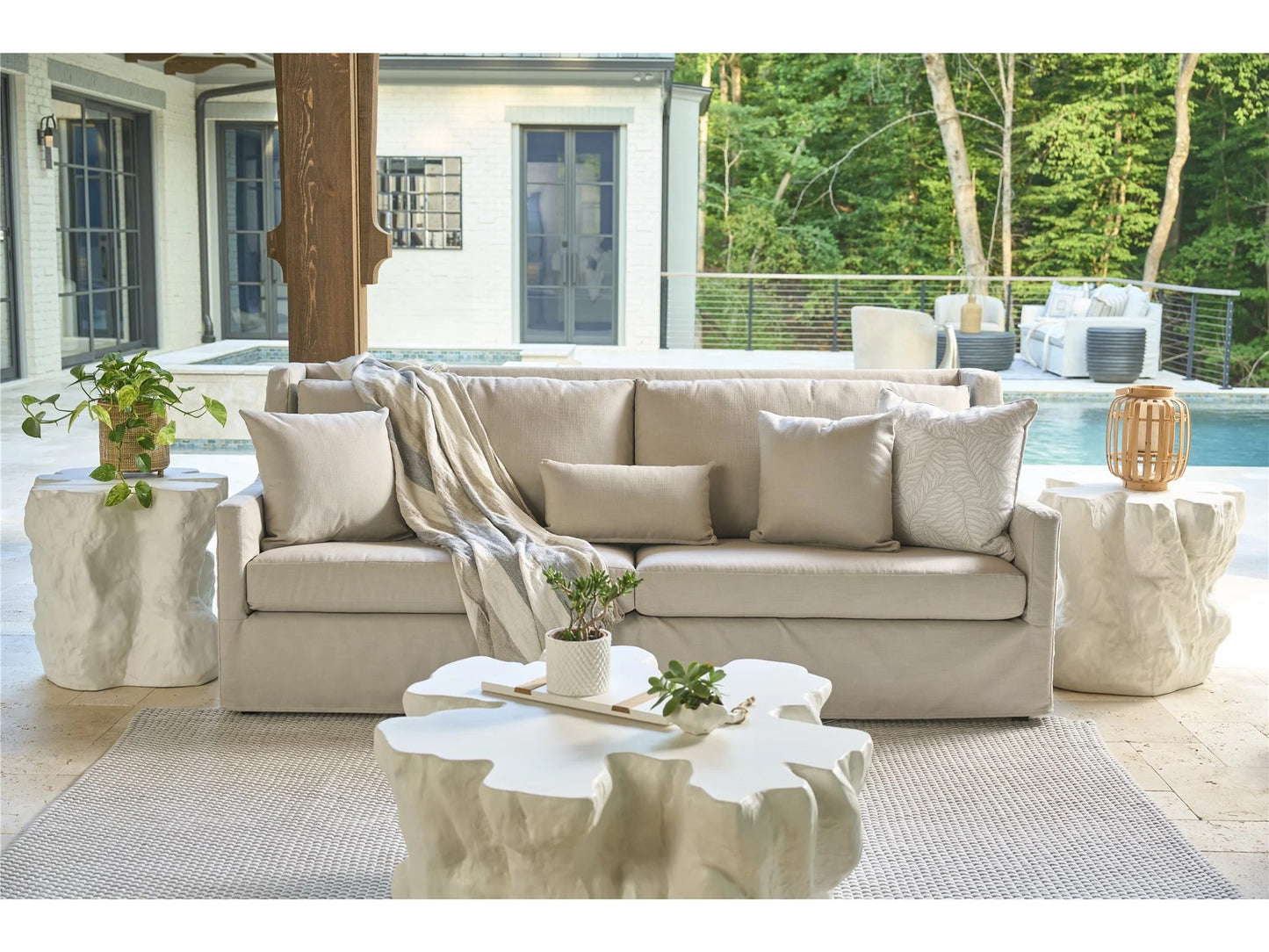 Universal - Oasis-Coastal Living Home Cliffside Cocktail Table