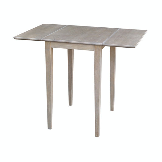 Dining Essentials - Small Drop Leaf Table in Taupe Gray