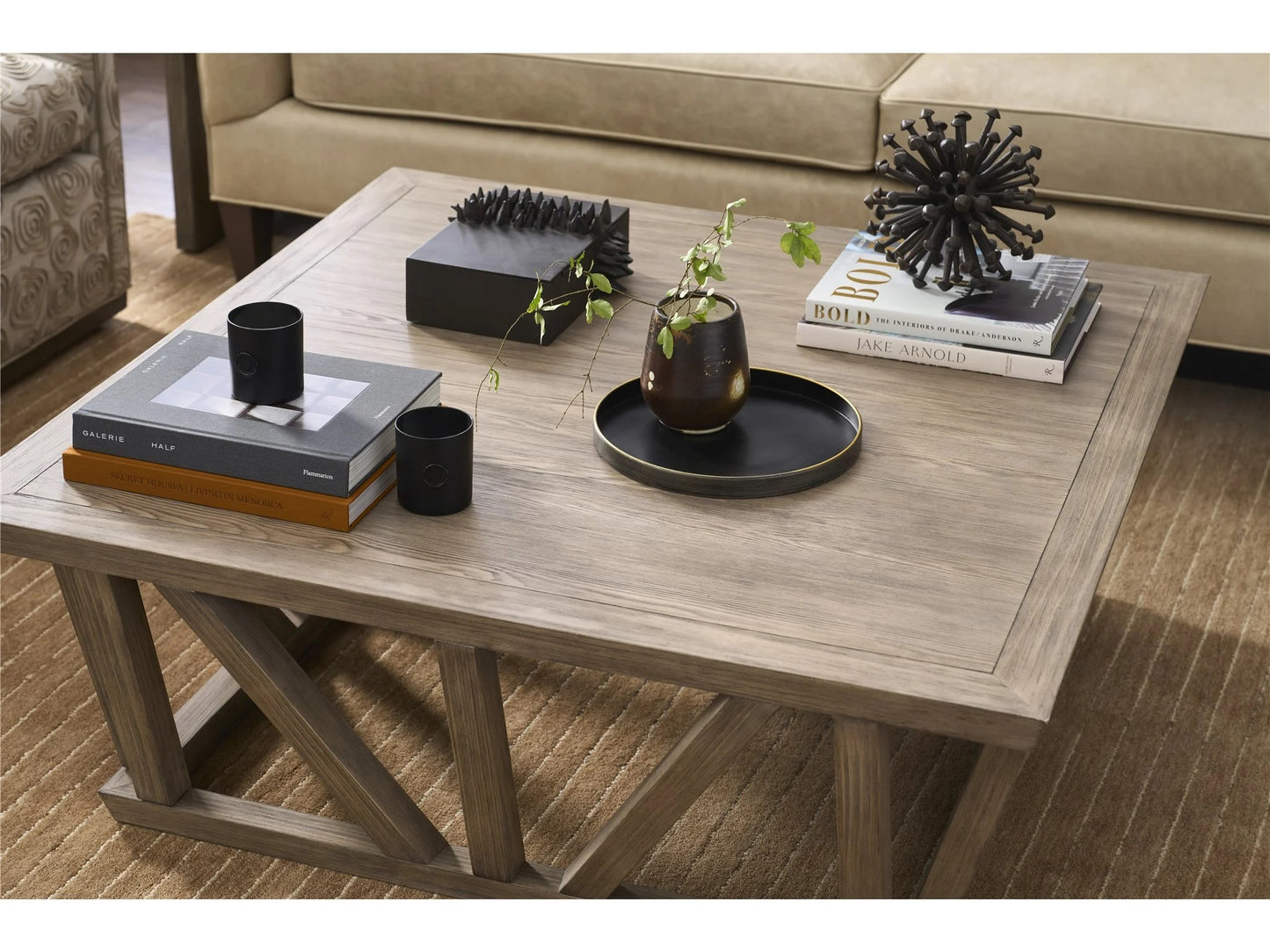 Universal - Dwell Boulder Square Cocktail Table