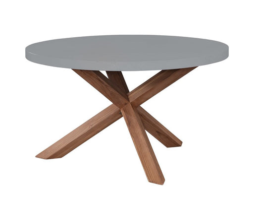 PARKS: Outdoor Living - Shenandoah Round Dining Table in Gray