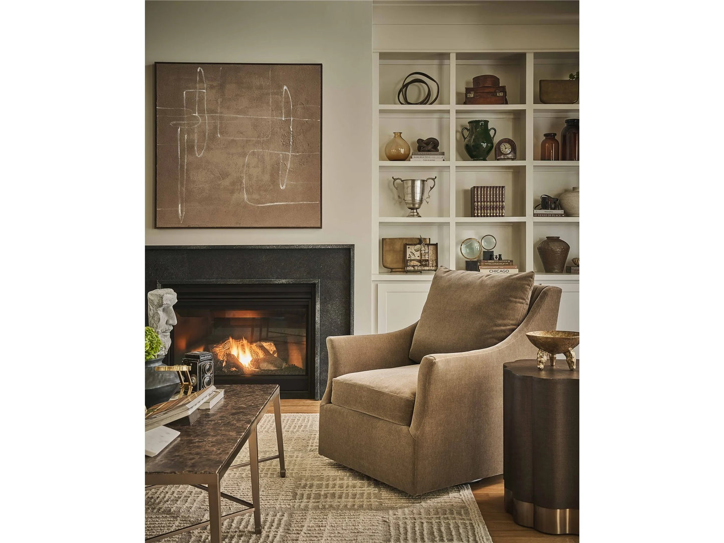 Universal - Fenwick Embossed End Table