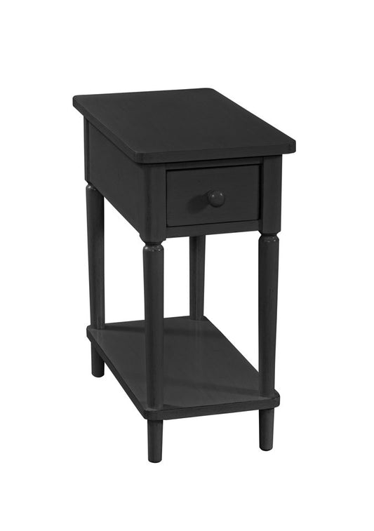 Destinations - Narrow Side Table in Black