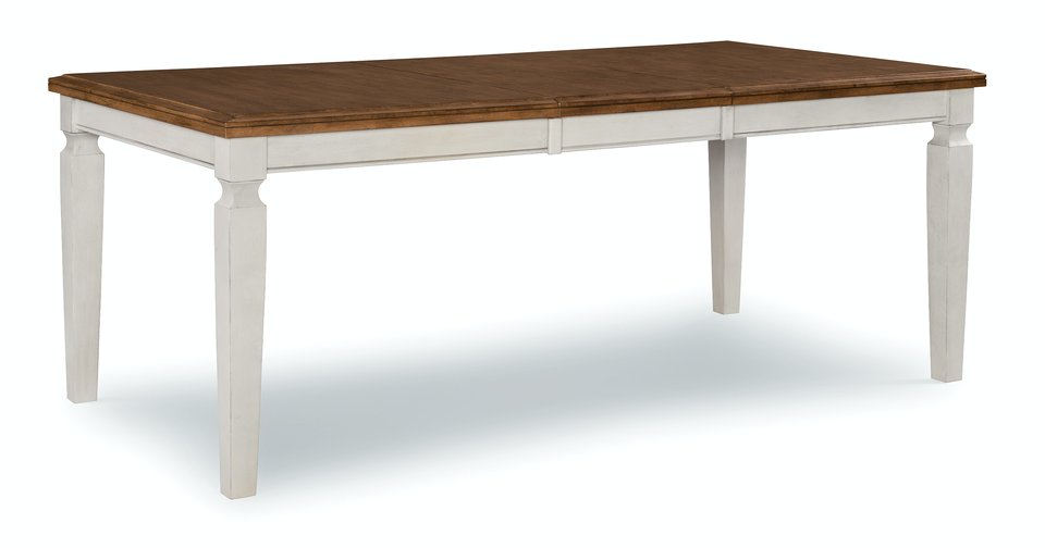 Vista - Extension Table in Hickory & Shell