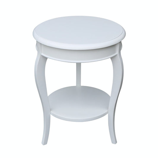 Destinations - Cambria Accent Table in White