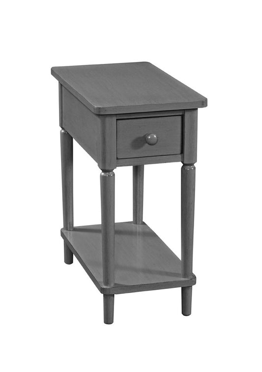 Destinations - Narrow Side Table in Heather Gray