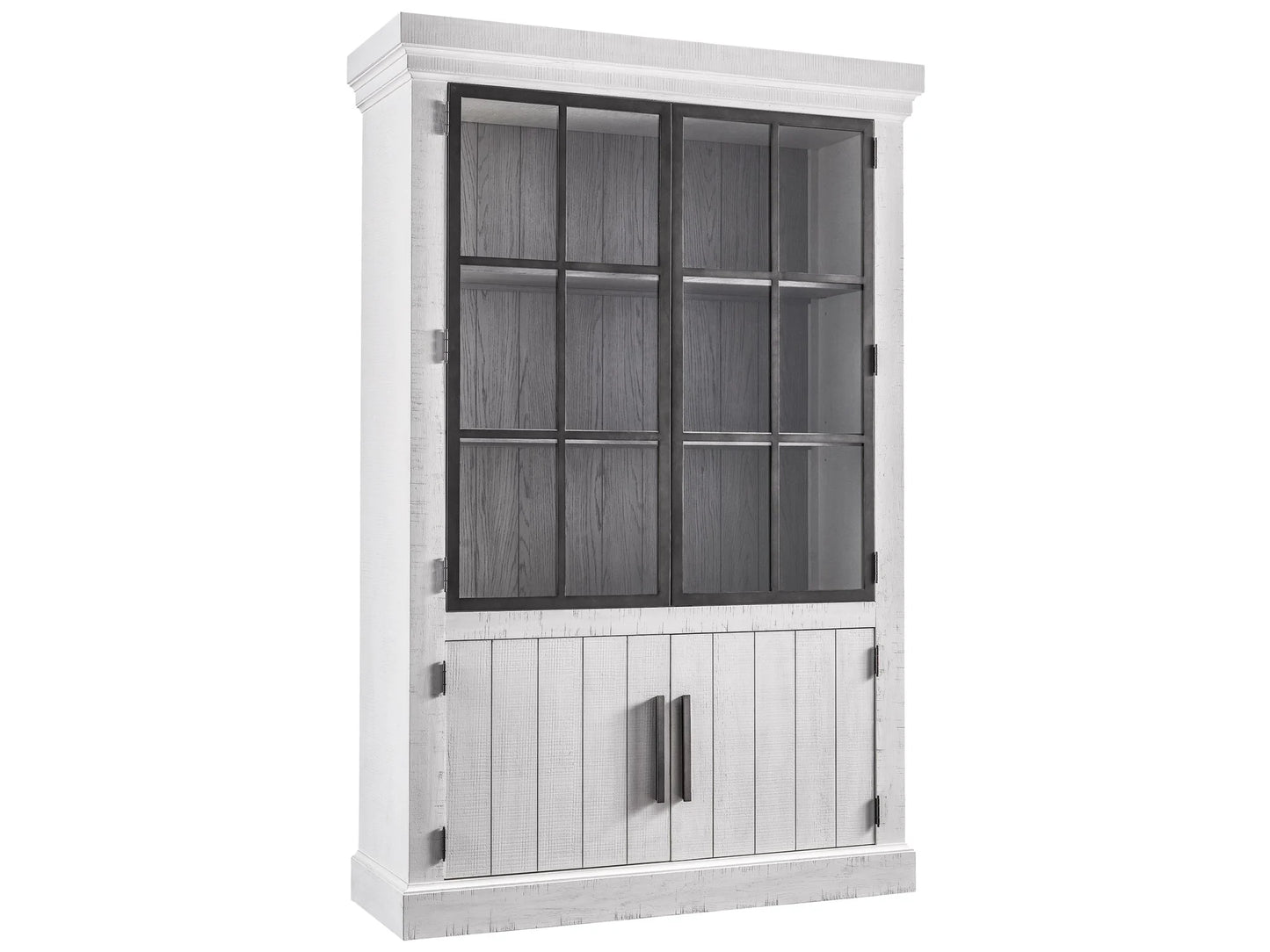 UNIVERSAL - MODERN FARMHOUSE HUNTLEY DISPLAY CABINET